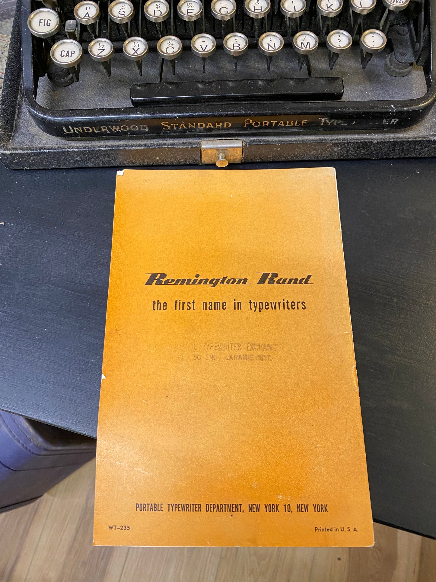 Vintage Underwood Standard Portable Typewriter