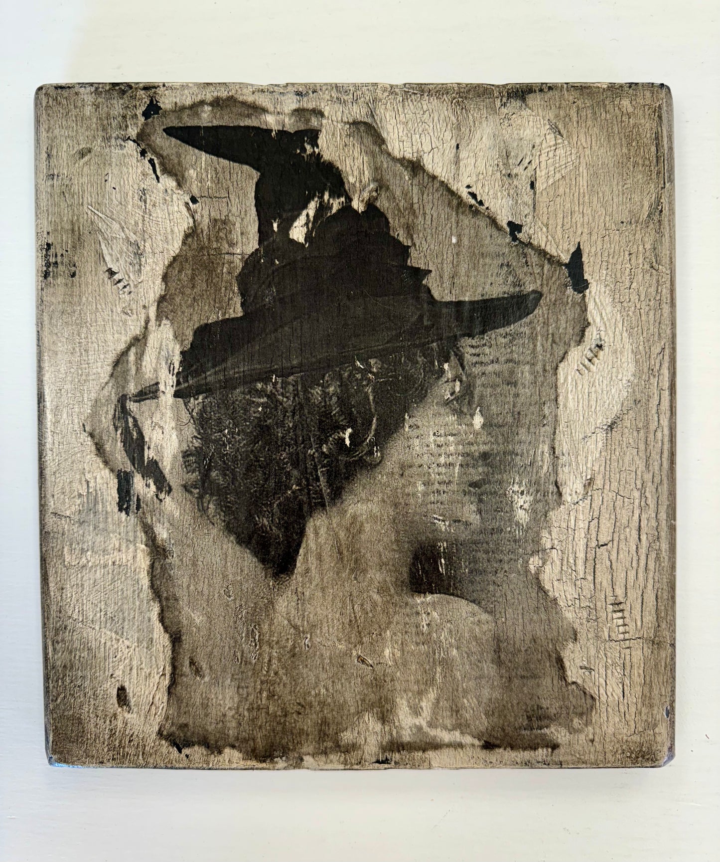 Witch Portrait Wood Sign