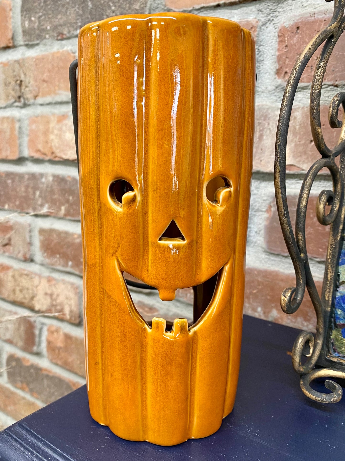 Jack-o-Lantern Candle Holder