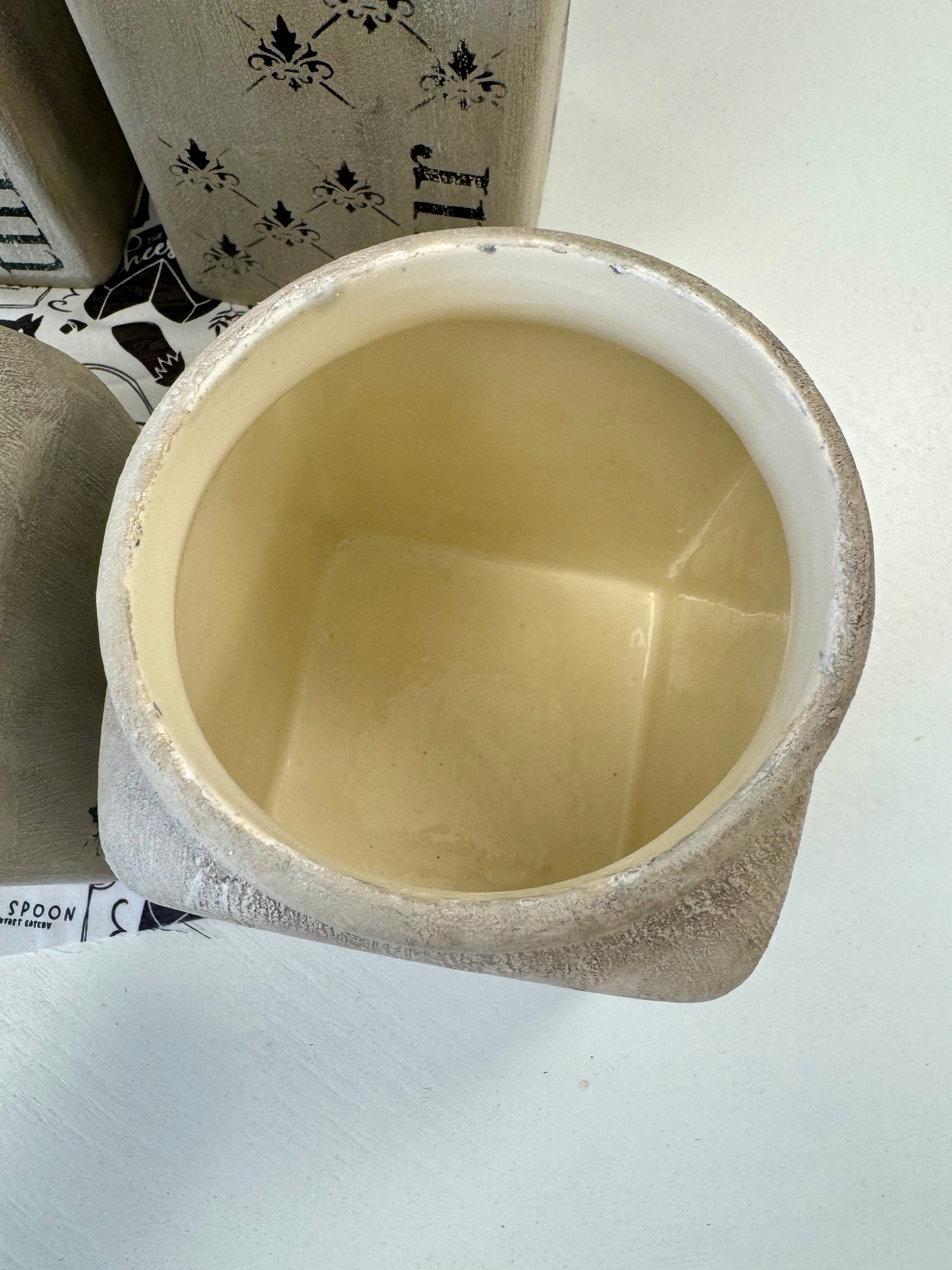 Ceramic Numbered Canister Set of 4