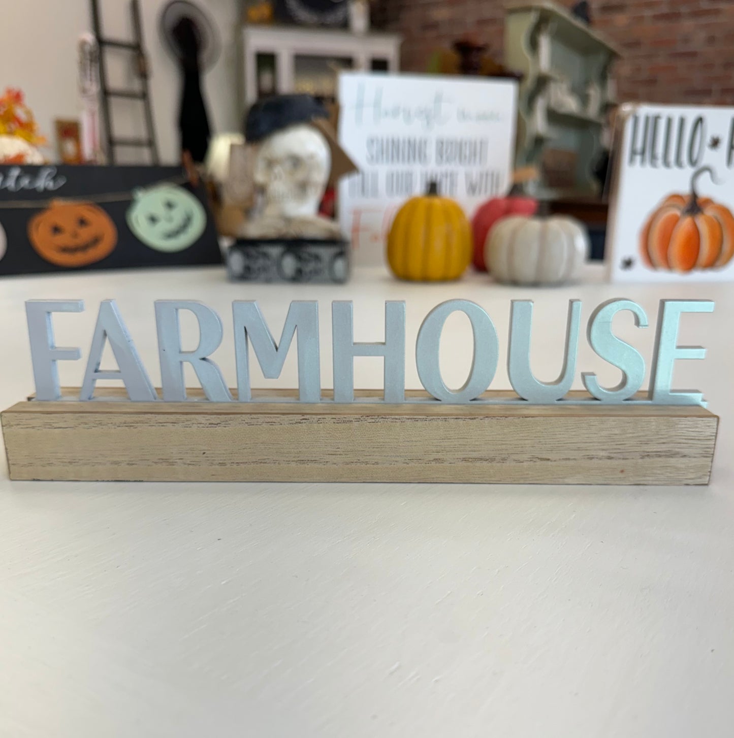 Farmhouse Removable Word Table Decor
