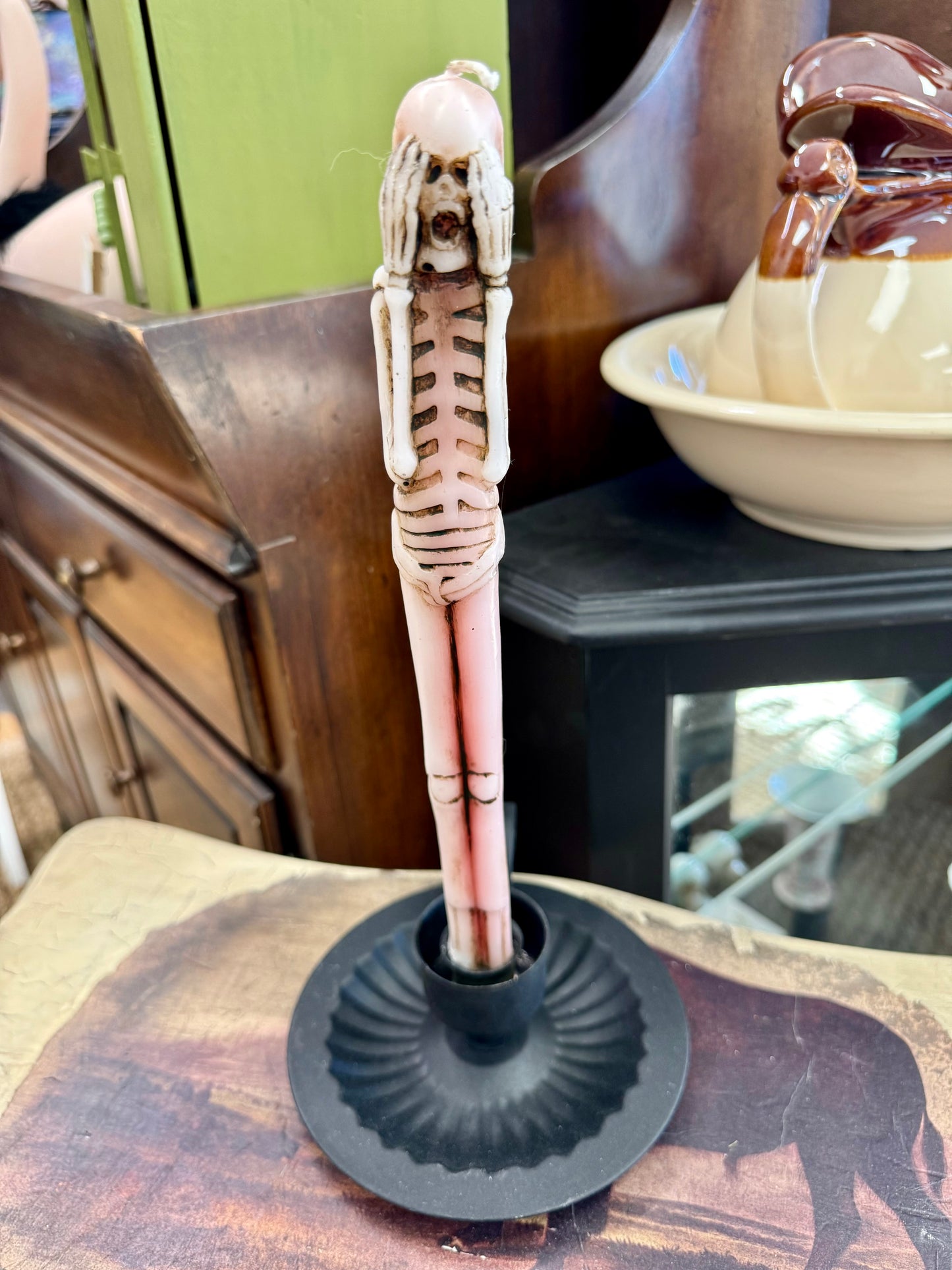 Black Metal Candle Stick Holder