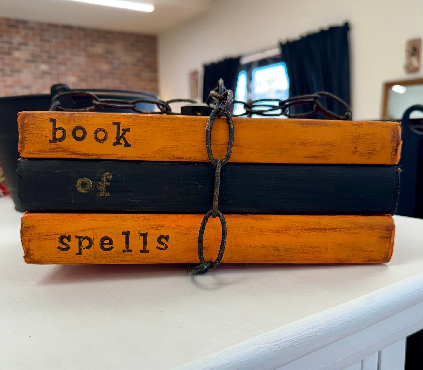 Book of Spells Halloween Decor
