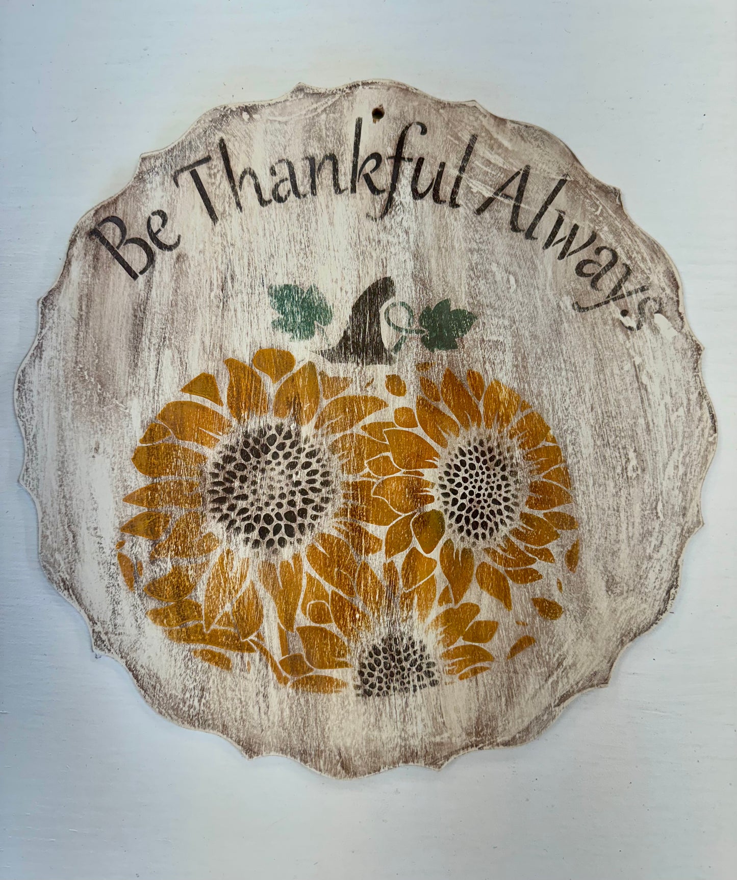 Gather Here…Be Thankful Always Reversible Wood Sign