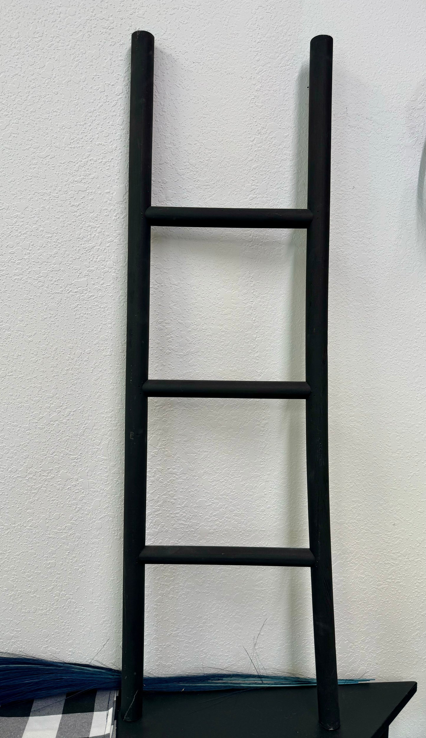 Black Wooden Decor Ladder