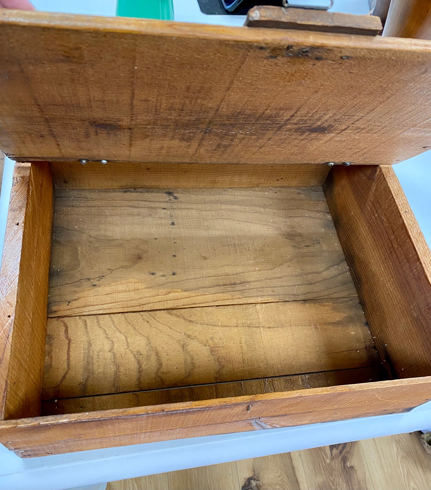 Antique Wood Crate with Fruit Label