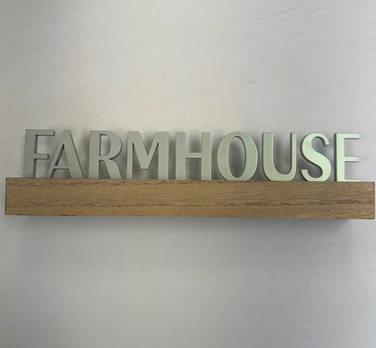 Farmhouse Removable Word Table Decor