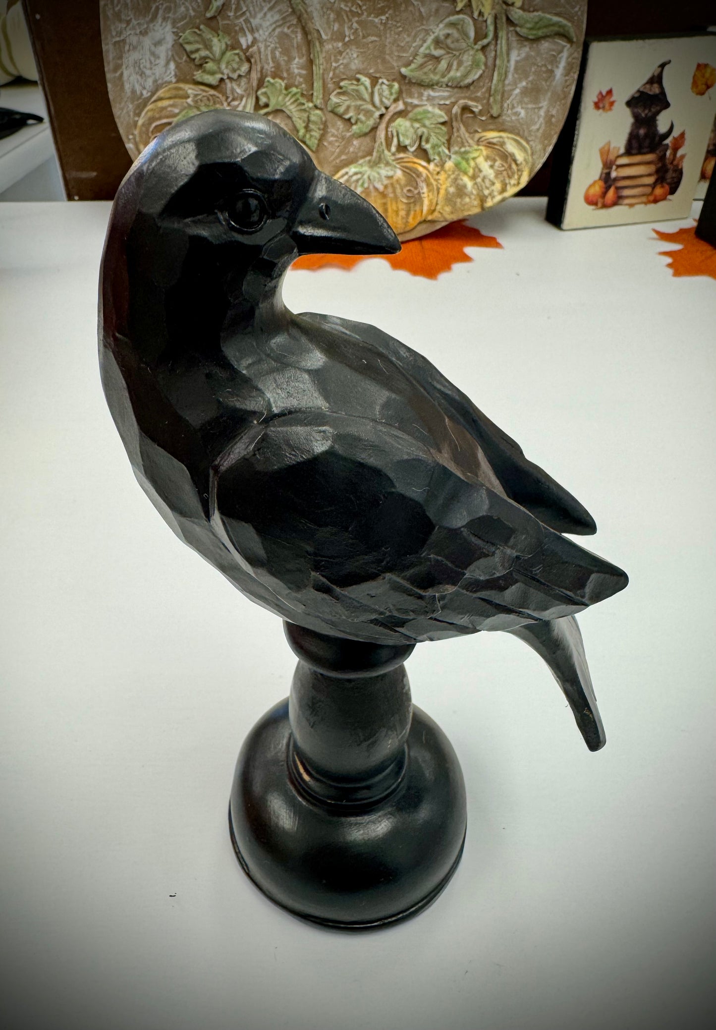 Primitive/Country Resin Crow Folk Art