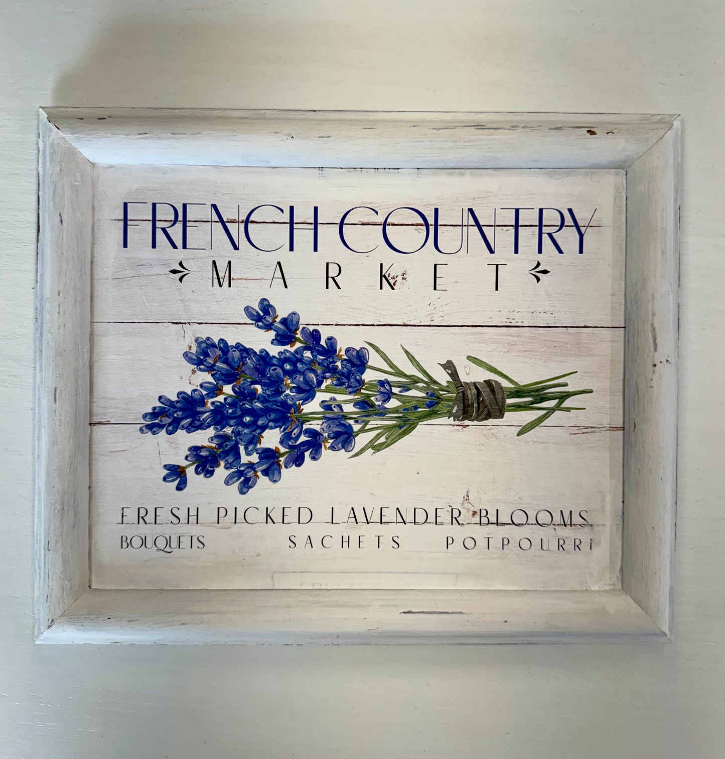 French Country Market Lavender Sign