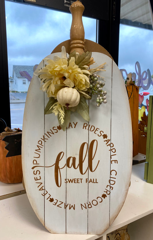 Fall Sweet Fall Pumpkin Sign