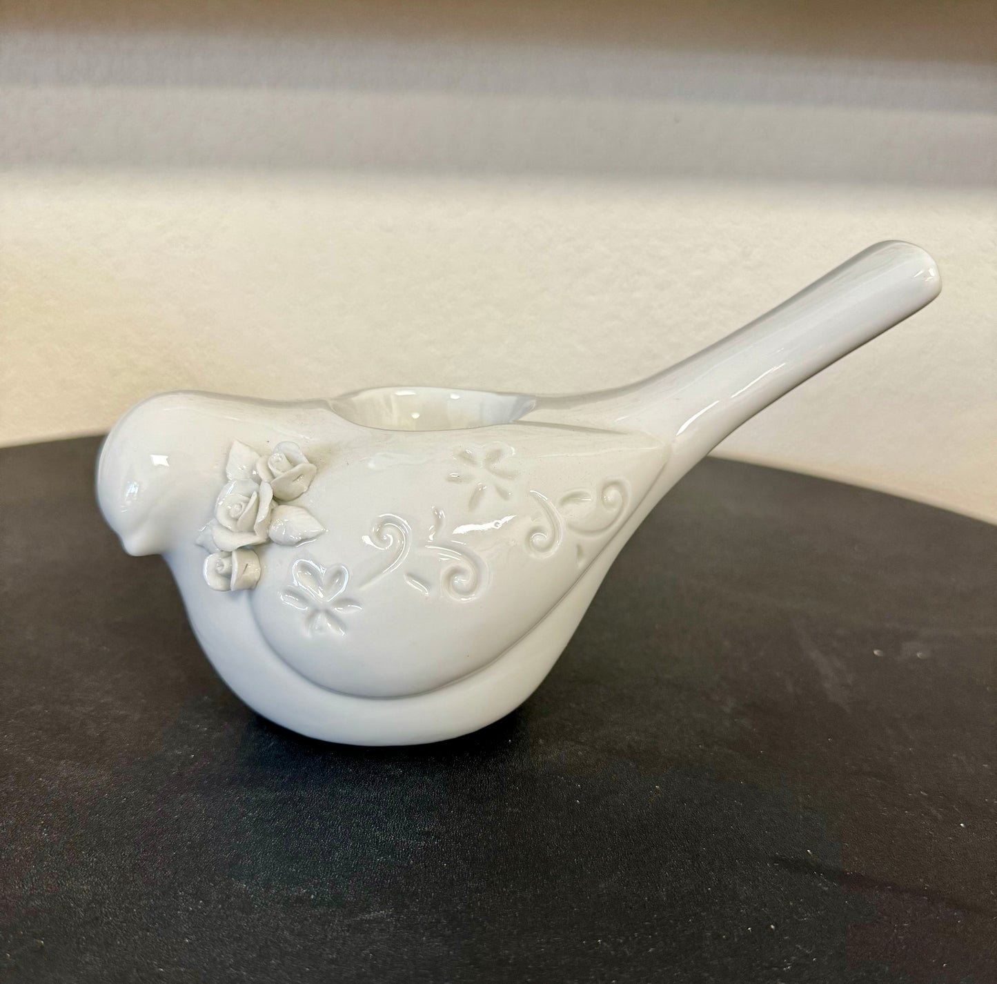 Porcelain Dove Tea Light Holder