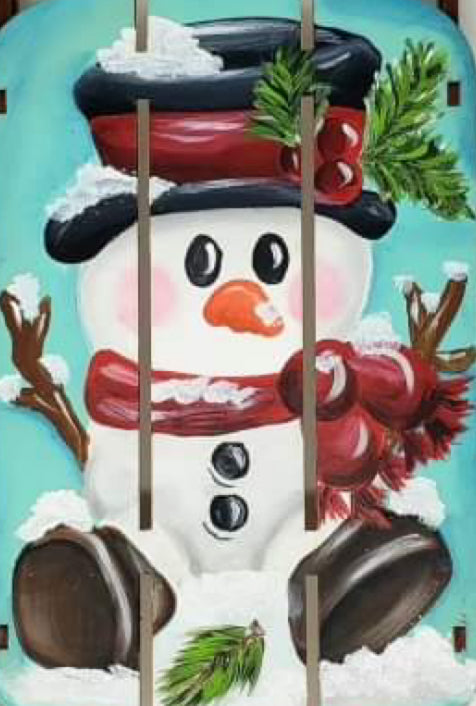 Baby Snowman Painting Class - 12/19/2023
