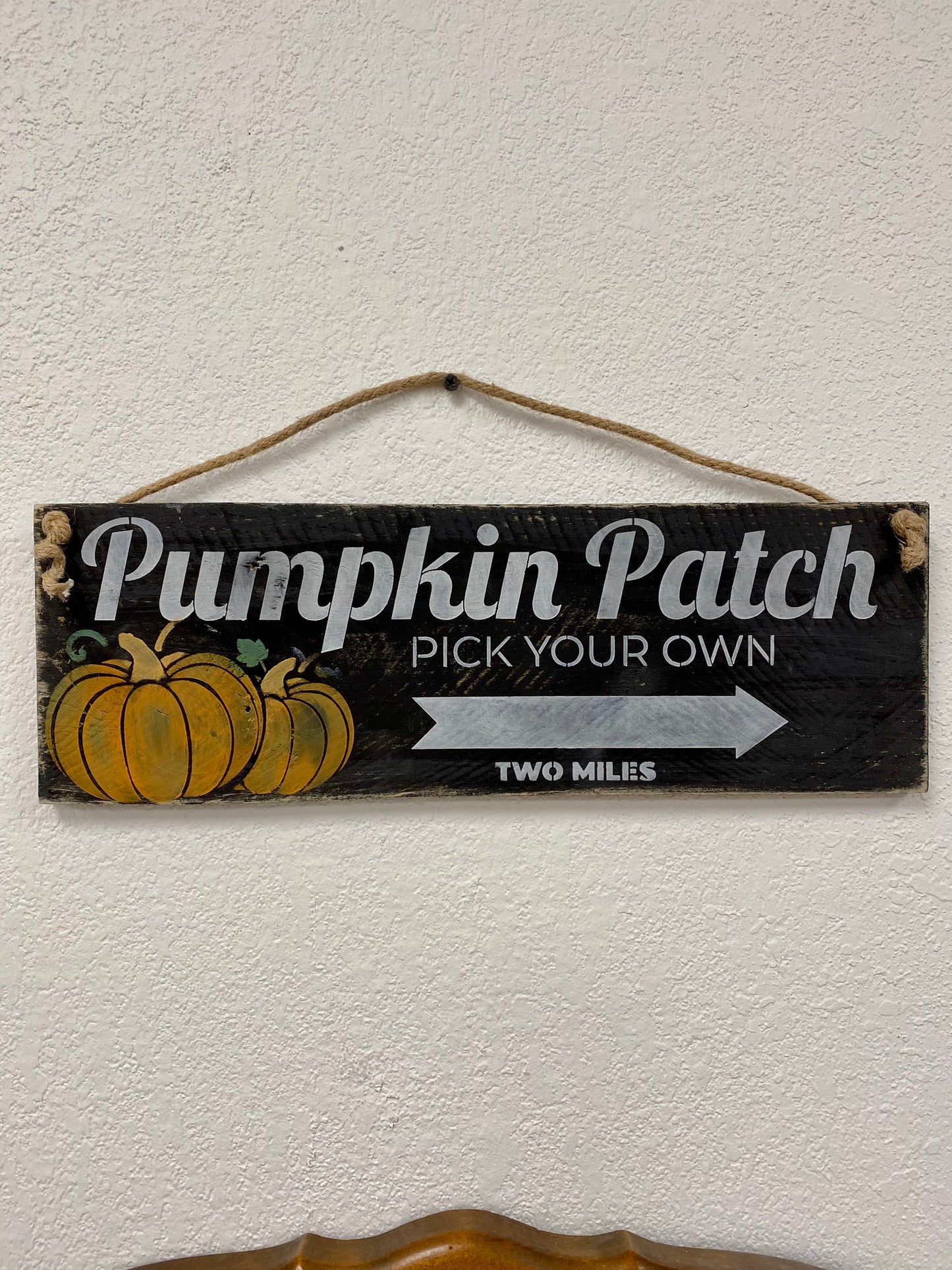 Pumpkin Patch Hanging Sign